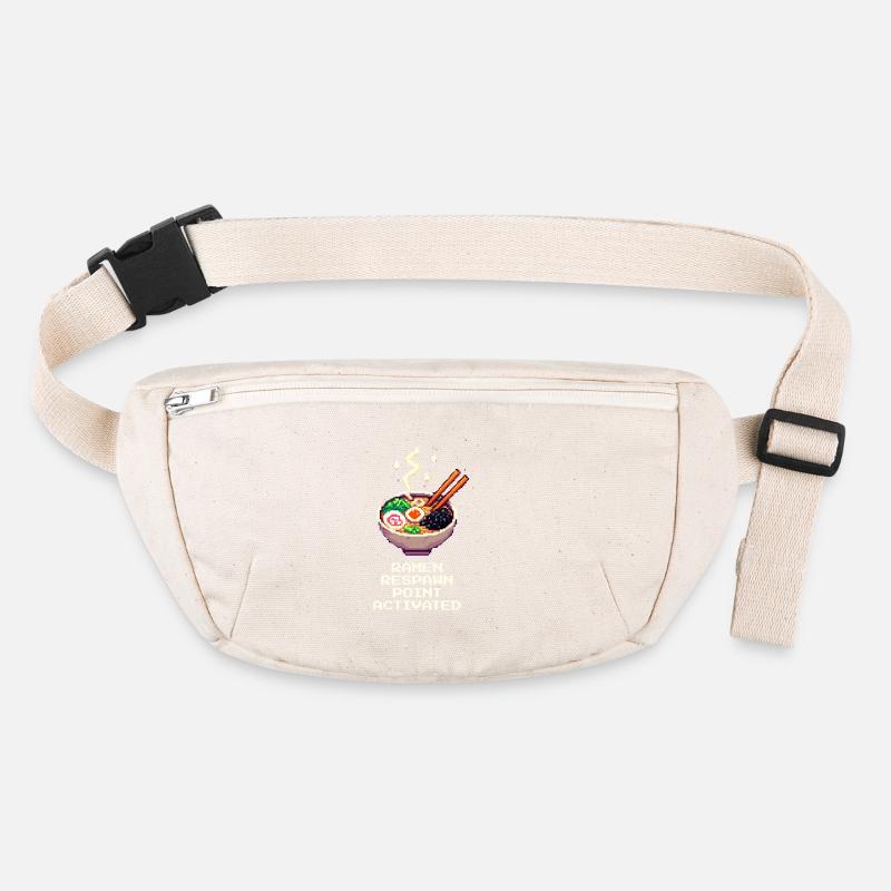 Ramen Respawn Enabled | Ramen Bowl Humor Stanley/Stella recycled Hip Bag 