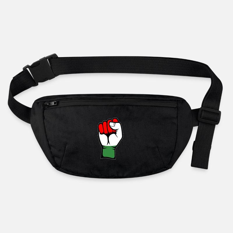 Poing du drapeau de la Hongrie Sac banane recyclé Stanley/Stella