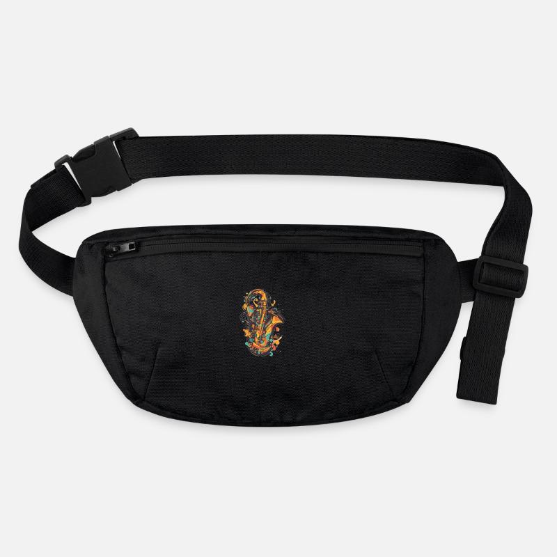 Saxophon Stanley/Stella recycelte Gürteltasche