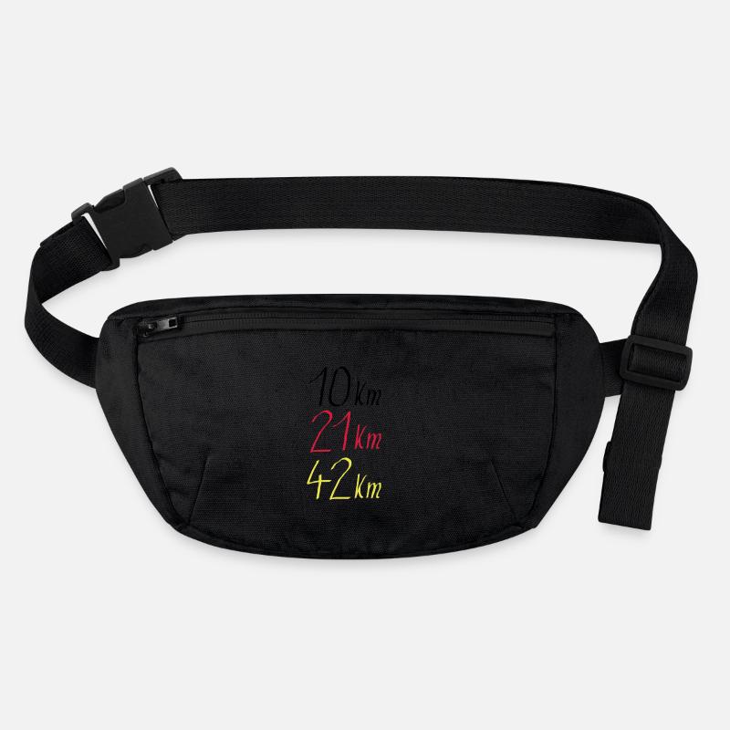 Running distance 10km 21km 42km Germany Stanley/Stella recycled Hip Bag 