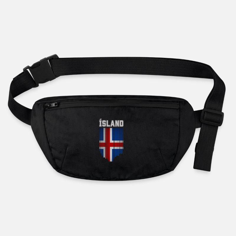 Drapeau de l’Islande, fierté islandaise Sac banane recyclé Stanley/Stella