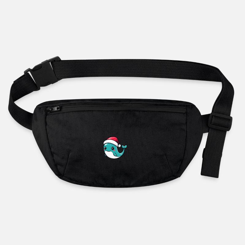 Whale Christmas Cute Stanley/Stella recycled Hip Bag 