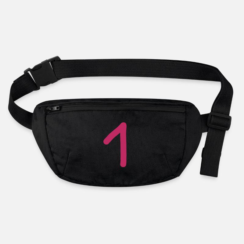 1 numéro un rose rouge anniversaire Sac banane recyclé Stanley/Stella