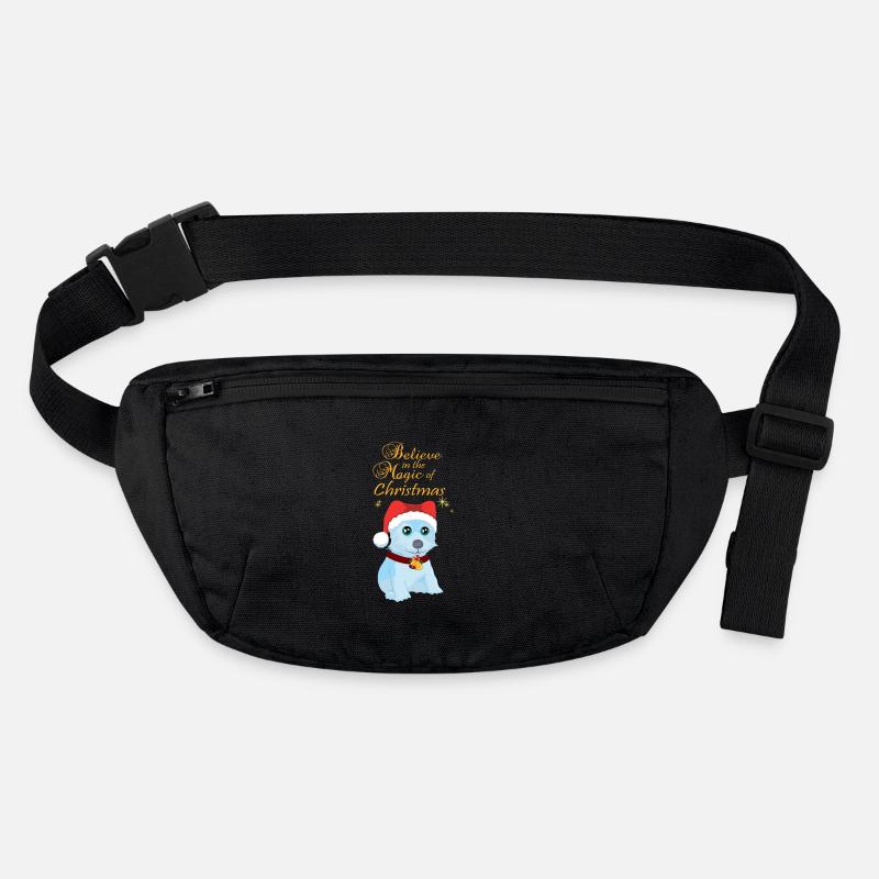 Croyez en la magie de Noël avec un chien Sac banane recyclé Stanley/Stella