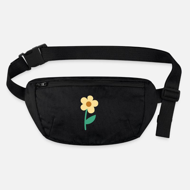 Esthétique botanique minimaliste de fleurs simples et mignonnes Sac banane recyclé Stanley/Stella