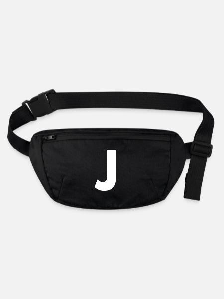 J - Stanley/Stella recycelte Gürteltasche - Schwarz - Vorne