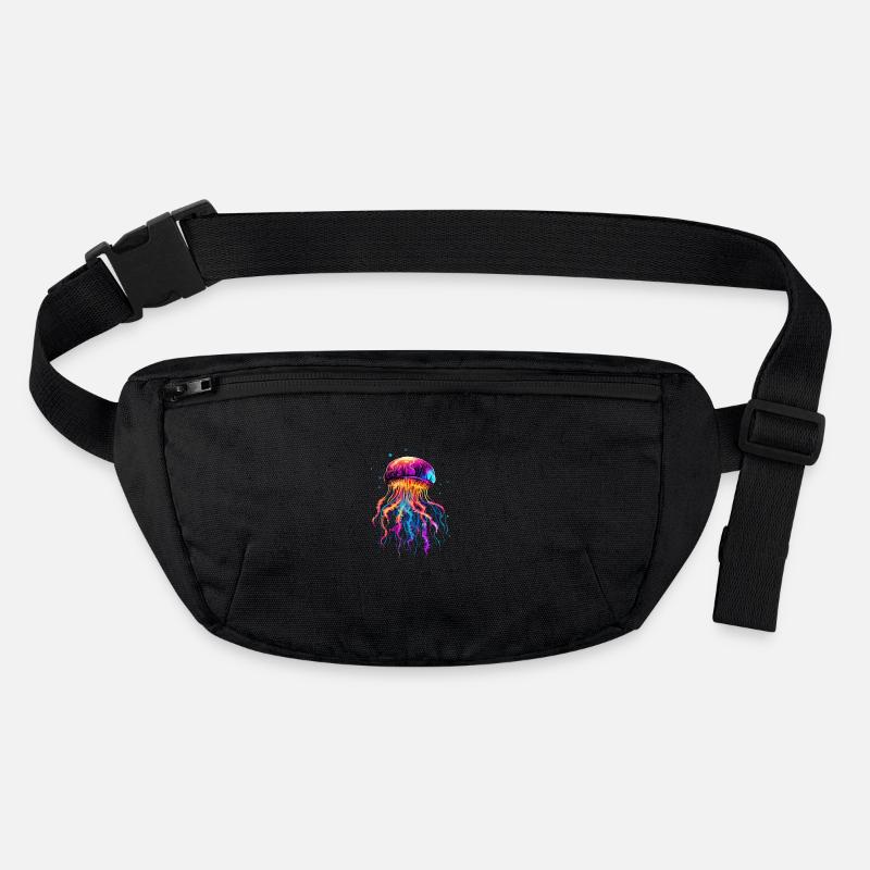 Méduses pour les fans de créatures marines, Cadeaux Animaux de Noël Sac banane recyclé Stanley/Stella