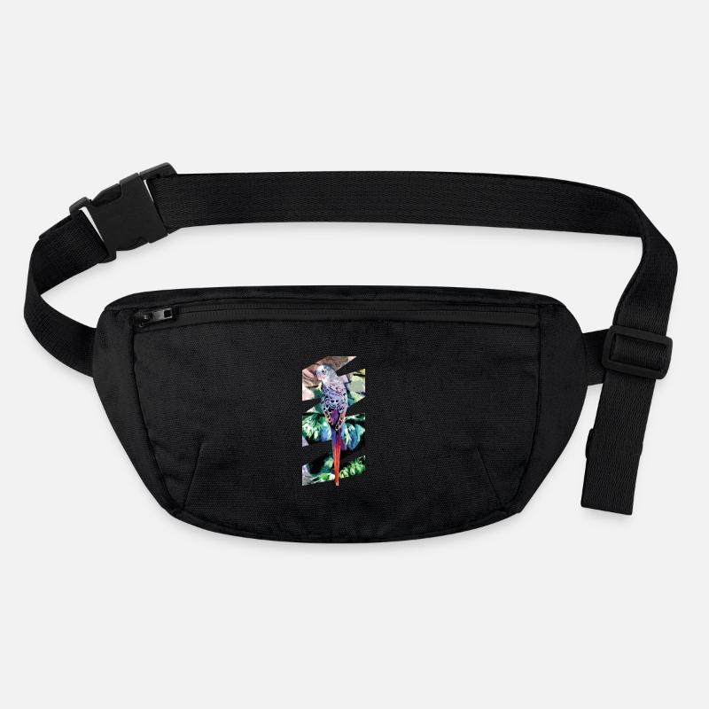 Wellensittich Stanley/Stella recycelte Gürteltasche