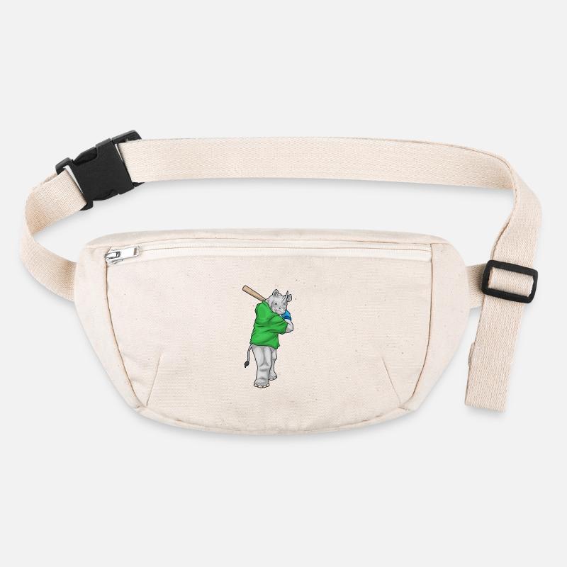 Nashorn Baseball Baseballschläger Stanley/Stella recycelte Gürteltasche