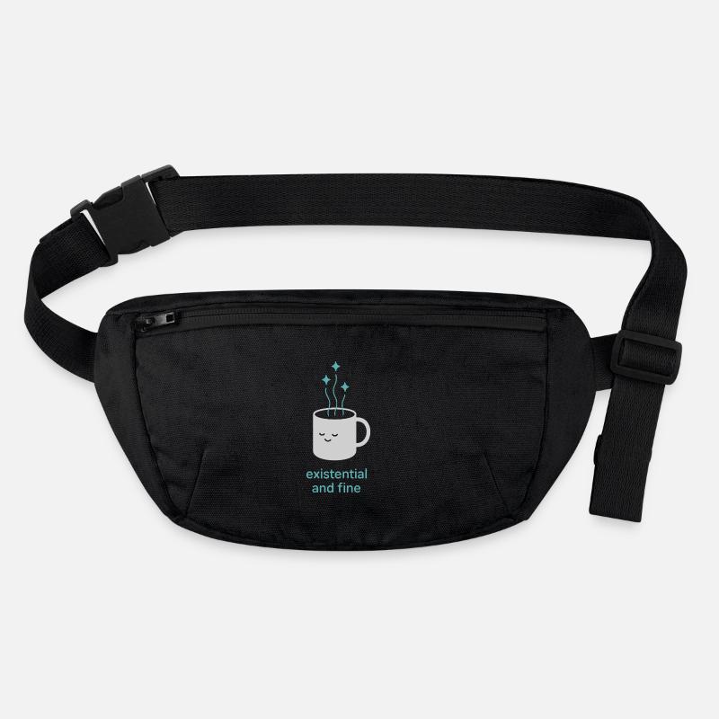 Nothing Matters Nihilism Absurd Humor Stanley/Stella recycled Hip Bag 