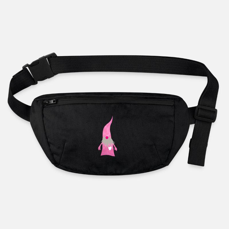 Gnome Velcro Christmas Gnome Heart Beard Hat Stanley/Stella recycled Hip Bag 