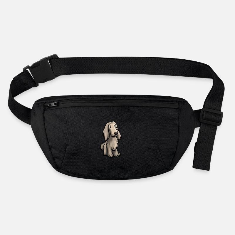 Afghan Hound Dog Cute Stanley/Stella recycled Hip Bag 