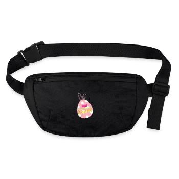 Egg straordinary Easter - Stanley/Stella recycelte Gürteltasche - Schwarz - Vorne