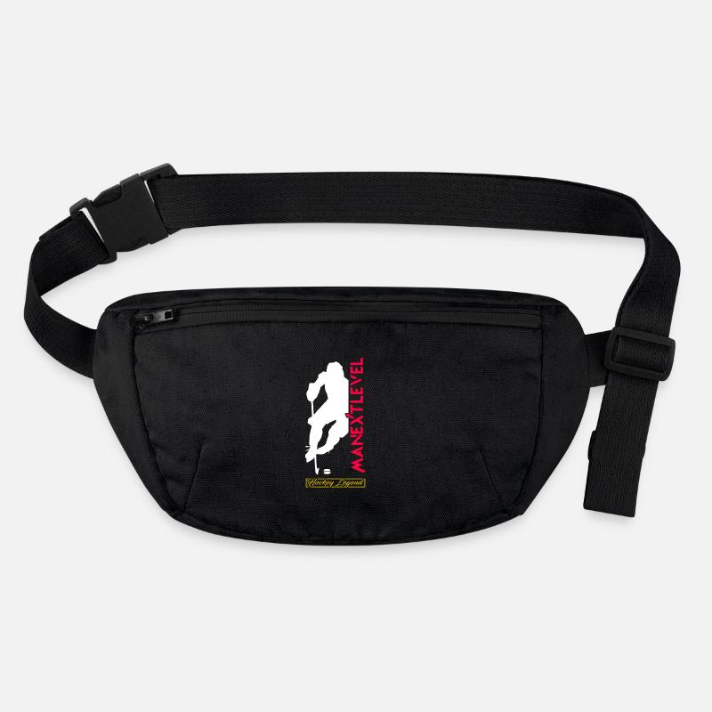 Hockey Legend - Stanley/Stella recycelte Gürteltasche - Schwarz
