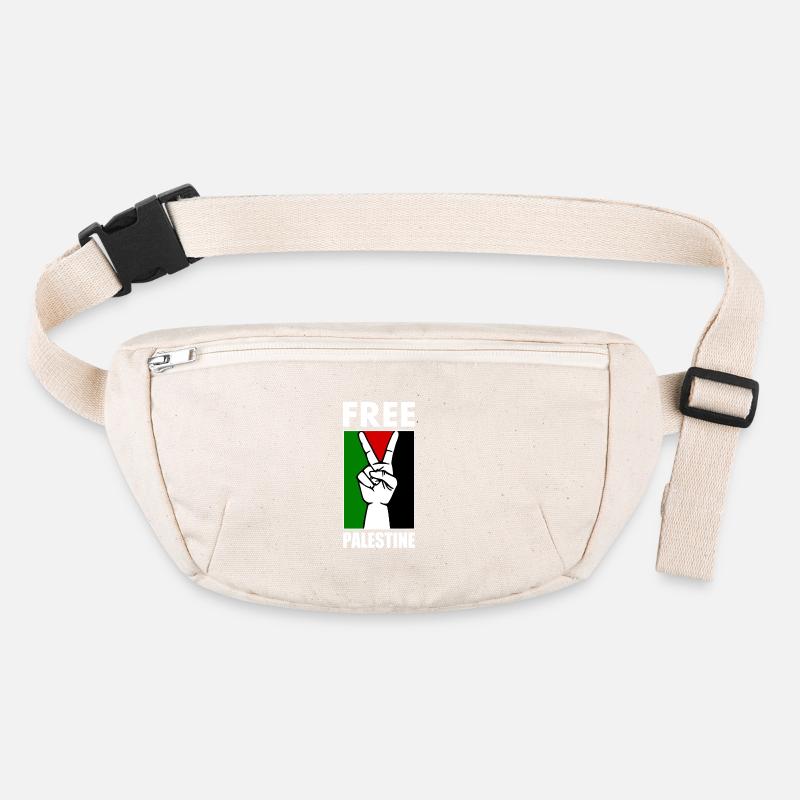 Free palestine Peacezeichen siegeszeichen hand Stanley/Stella recycelte Gürteltasche