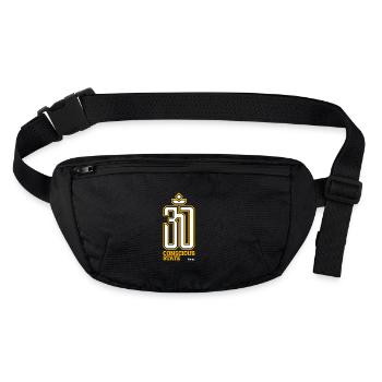 College Team Varsity Om - Stanley/Stella recycled Hip Bag  - black - Front
