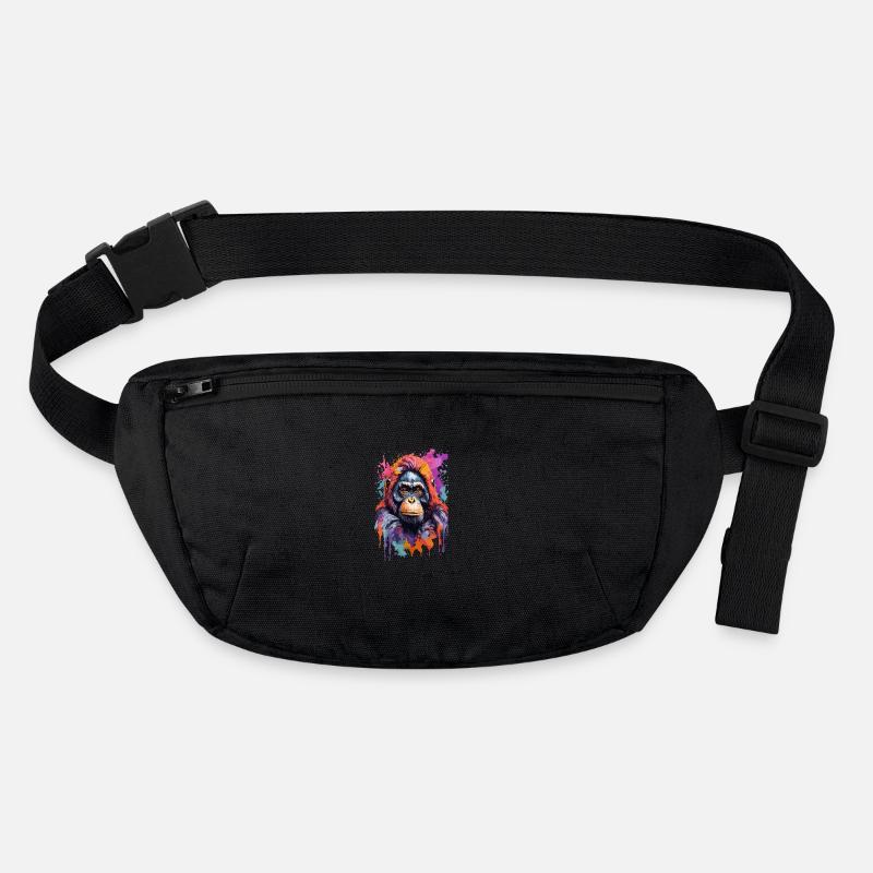 Monkey Colorful Cool Palette Color Stanley/Stella recycled Hip Bag 
