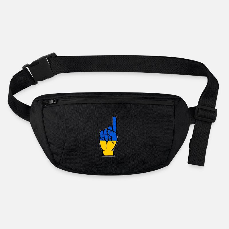 Ukraine Flagge Nummer 1 Stanley/Stella recycelte Gürteltasche