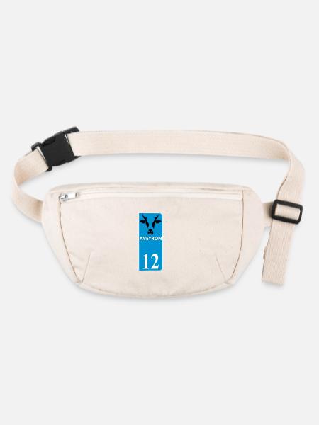 Aveyron - Stanley/Stella recycelte Gürteltasche - Naturweiß - Vorne