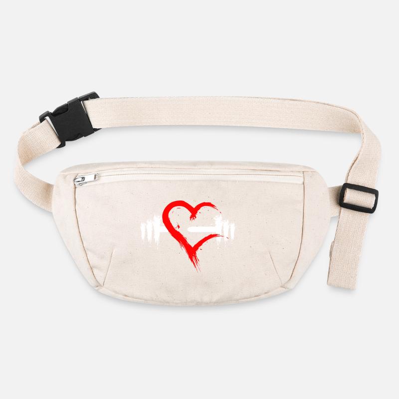 Haltère avec coeur Sac banane recyclé Stanley/Stella