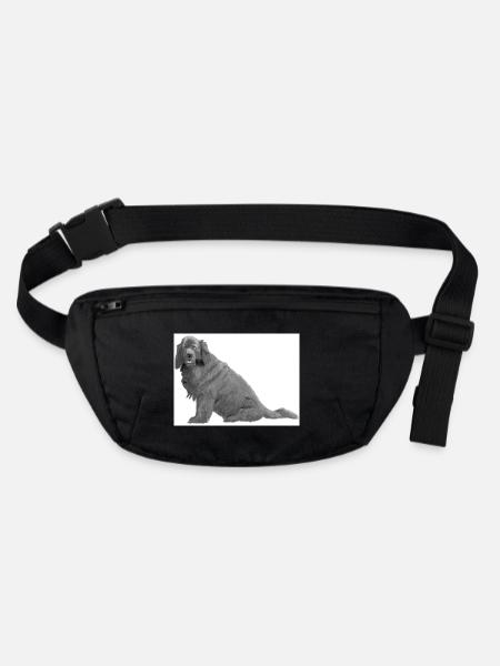 Nouvelle vignette terre-neuvienne - Sac banane recyclé Stanley/Stella - noir - Devant