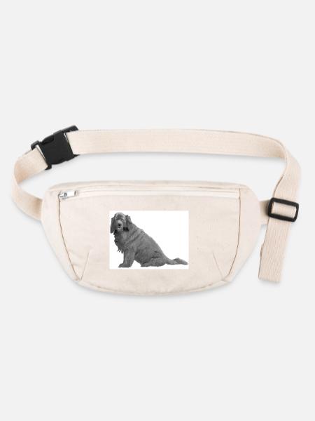 Nouvelle vignette terre-neuvienne - Sac banane recyclé Stanley/Stella - blanc naturel - Devant