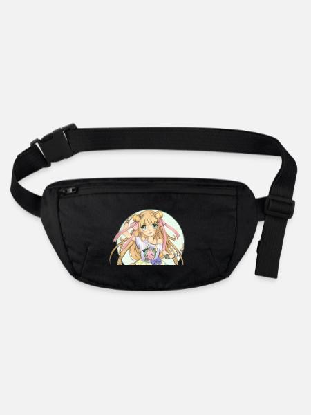 Manga - Stanley/Stella recycelte Gürteltasche - Schwarz - Vorne