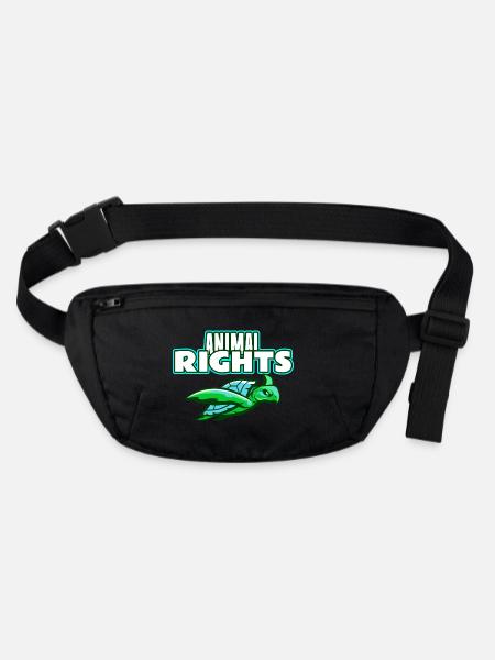 DROITS DES ANIMAUX - Sac banane recyclé Stanley/Stella - noir - Devant