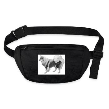 Autocollant de Laponie finlandaise - Sac banane recyclé Stanley/Stella - noir - Devant