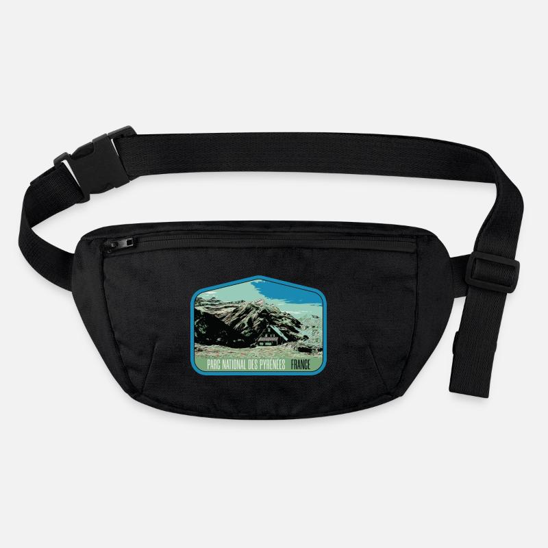 Pyrenees Landscape Escutcheon: Authentic Nature Stanley/Stella recycled Hip Bag 