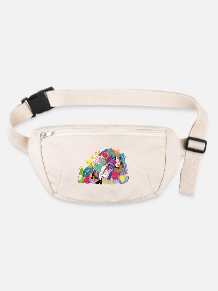 Cute Laundry - Stanley/Stella recycled Hip Bag  - natural - Front