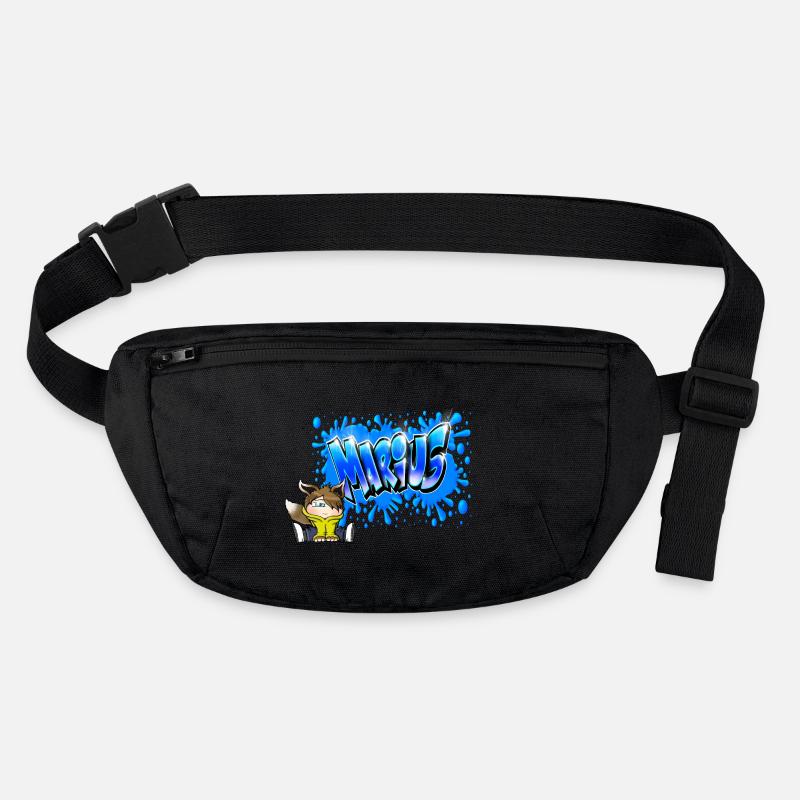MARIUS GRAFFITI NAME PRINT Sac banane recyclé Stanley/Stella