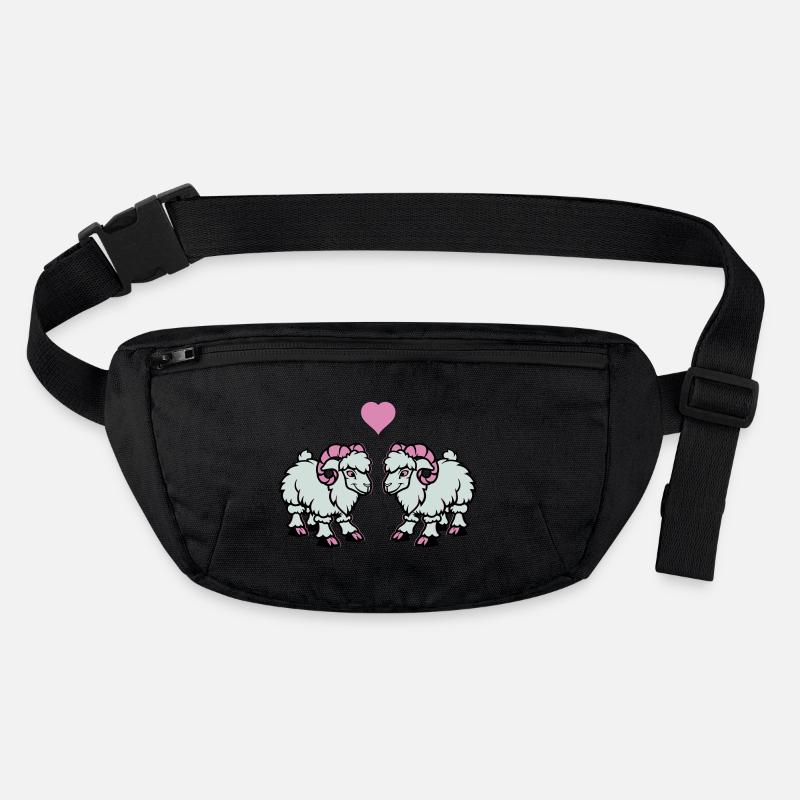 Mouton Bande Dessinée Bélier Amour Sac banane recyclé Stanley/Stella