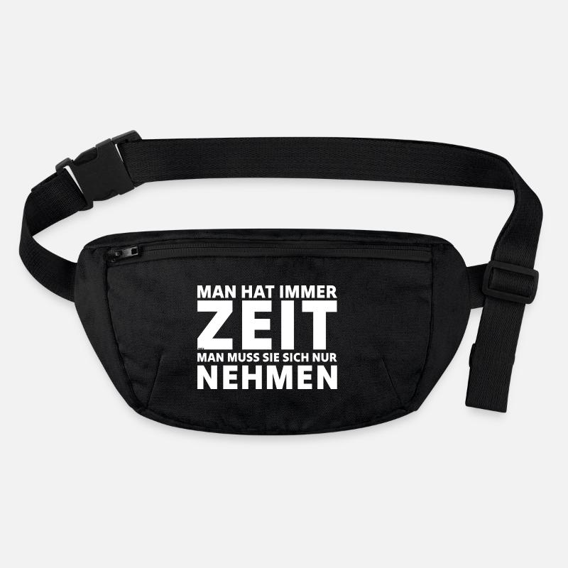 Man hat immer Zeit Stanley/Stella recycelte Gürteltasche