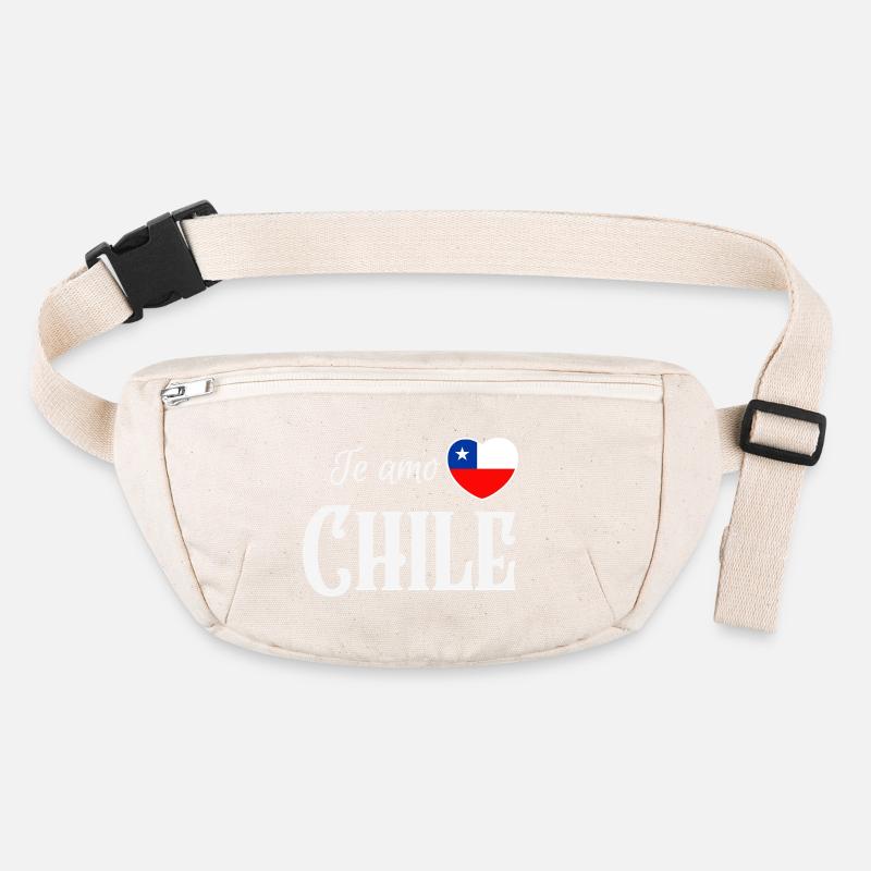 I love Chile, Chilean pride Stanley/Stella recycled Hip Bag 