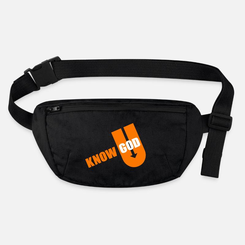 Known God Bold Typography Stanley/Stella recycled Hip Bag 