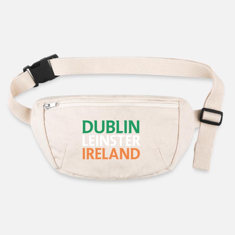 Dublin – Irlande Textdesign Sac banane recyclé Stanley/Stella