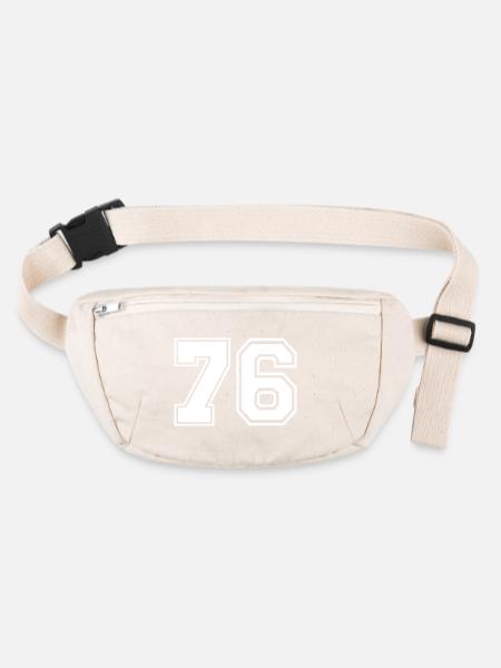 76 - Stanley/Stella recycelte Gürteltasche - Naturweiß - Vorne