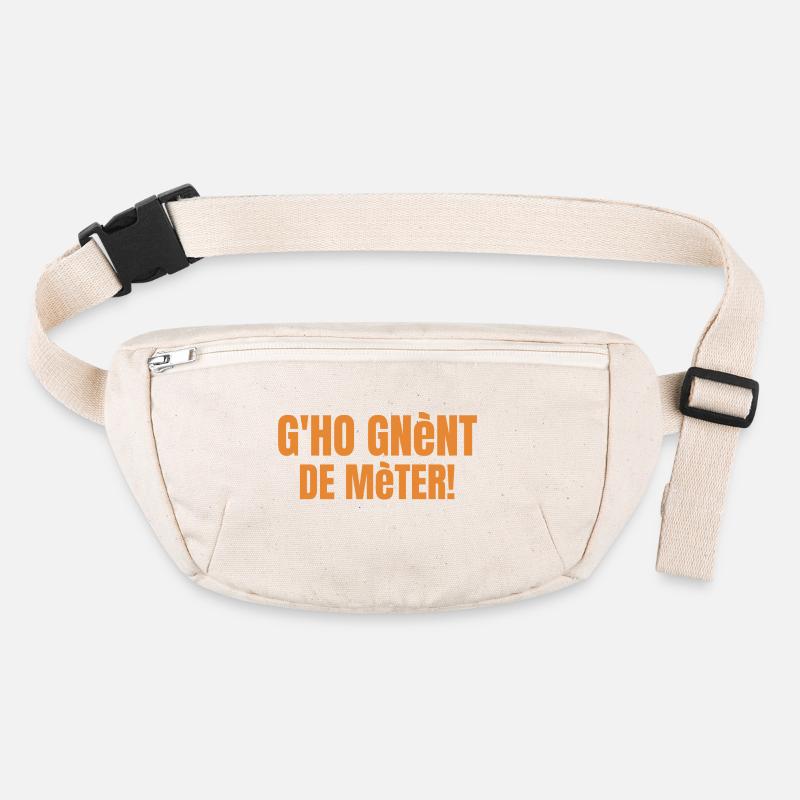 Dialecte brescien Épique, belles phrases drôles Sac banane recyclé Stanley/Stella
