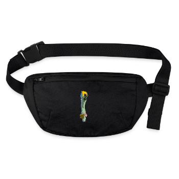 Larry01 - streetwear, casual style, funsport - Stanley/Stella recycelte Gürteltasche - Schwarz - Vorne