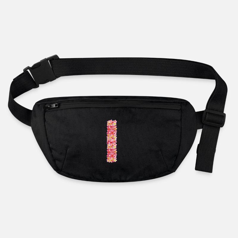 Frangipani flowers shape your name Stanley/Stella recycled Hip Bag 