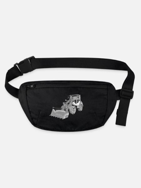 Radlader - Stanley/Stella recycelte Gürteltasche - Schwarz