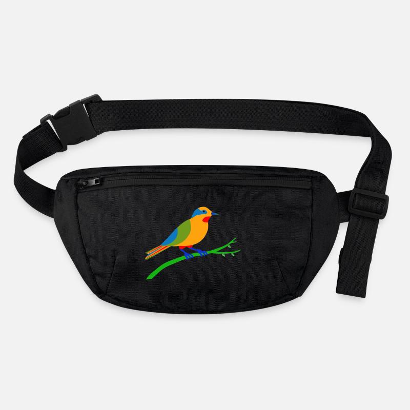 Vielfarbiger Vogel Stanley/Stella recycelte Gürteltasche