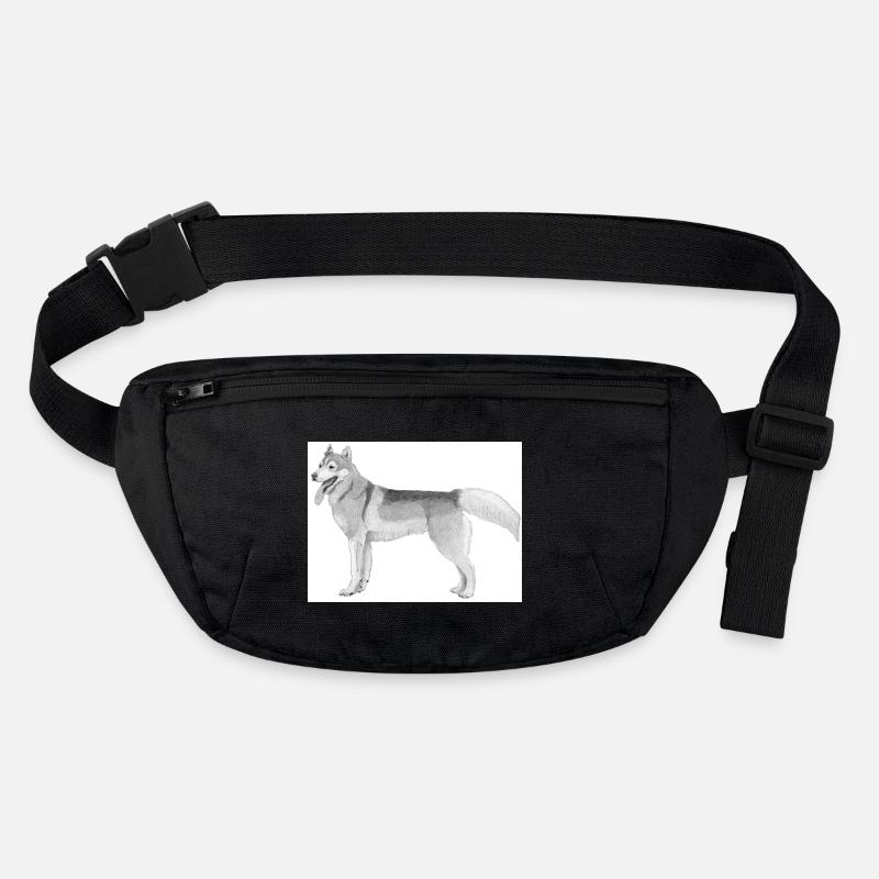 Autocollant Husky sibérien Sac banane recyclé Stanley/Stella