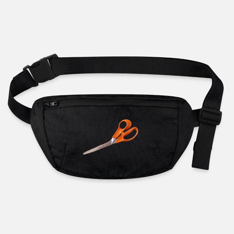 Orange scissors Stanley/Stella recycled Hip Bag 