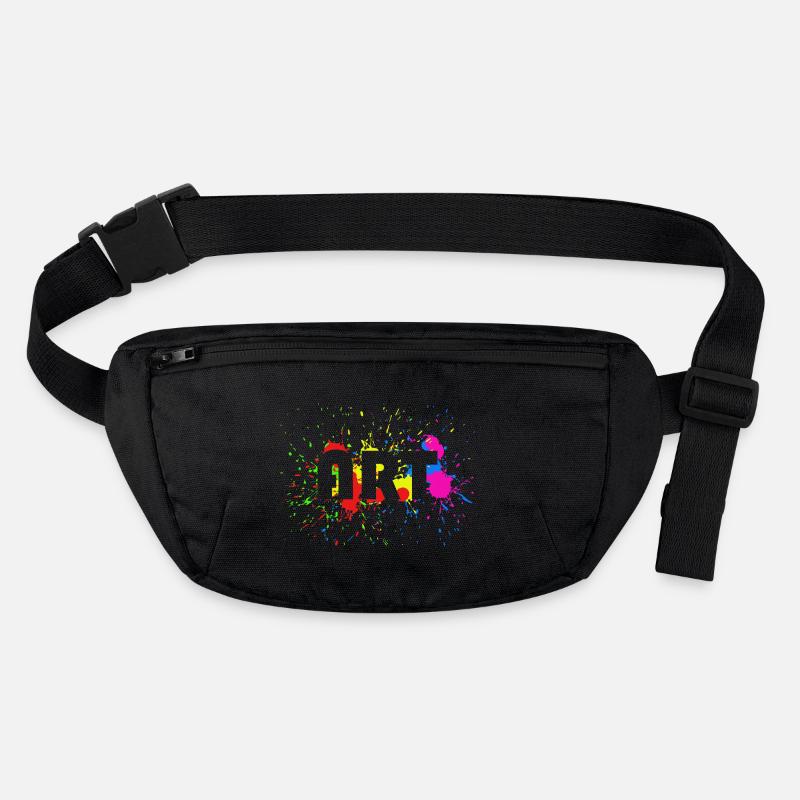 Kunst - abstrakte Farbflecken Design - Art Stanley/Stella recycelte Gürteltasche