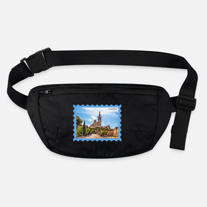 Marseille Basilica Postcard Stanley/Stella recycled Hip Bag 
