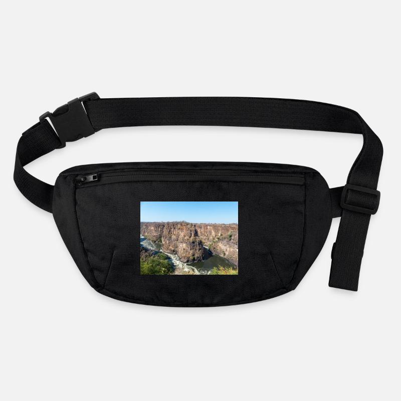 Schlucht in der Nähe der Victoriafälle in Simbabwe Stanley/Stella recycelte Gürteltasche