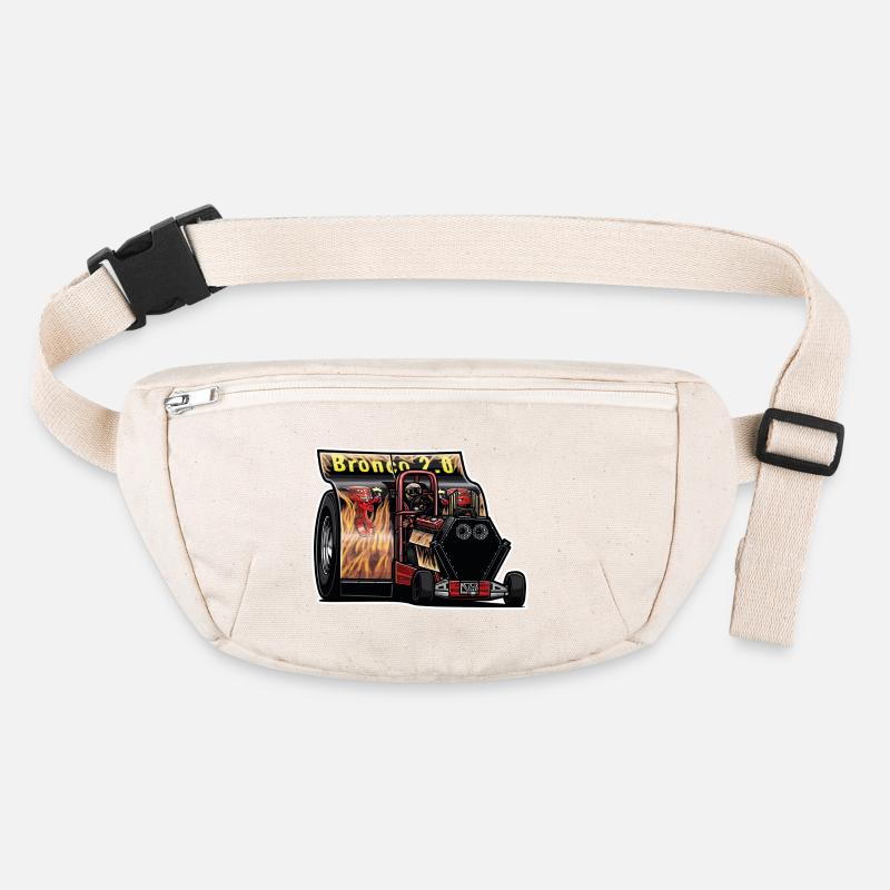 Tracteur tirant // Illustration Sac banane recyclé Stanley/Stella