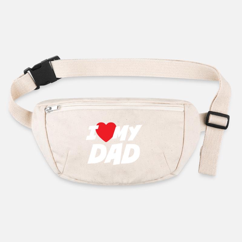 Ich liebe meinen Vater Stanley/Stella recycelte Gürteltasche
